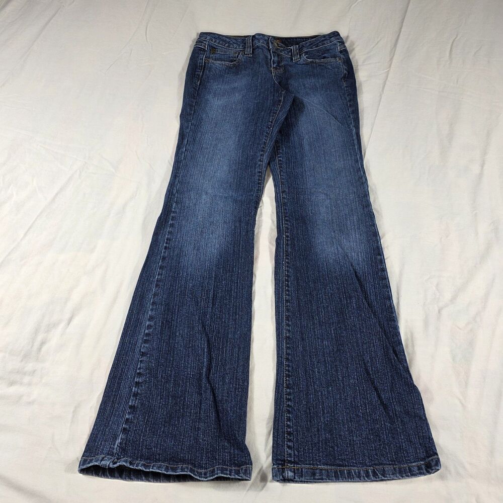 ZanaDi Bootcut Jeans Women's Juniors Size 9 Y2K 90s 2000s Medium Wash Low Rise